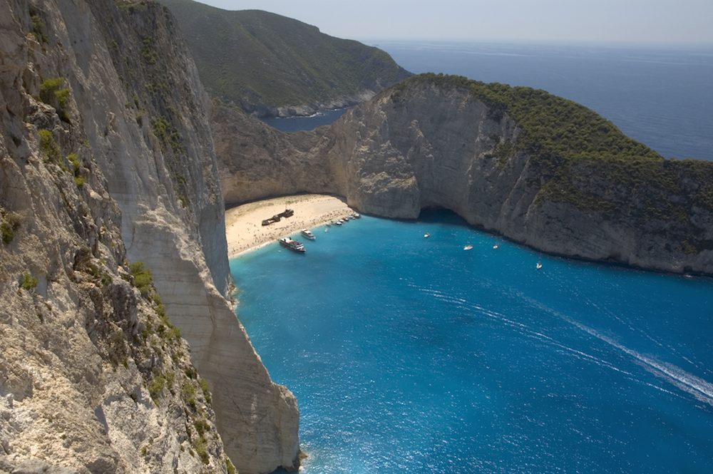 La impresionante playa de Zakyntos en Zante. Photo de odyssefspkatmac.