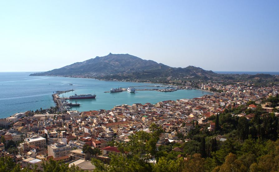 Puerto de Zante o Zakinthos. Los cruceros también hacen escala en las islas Jónicas. 