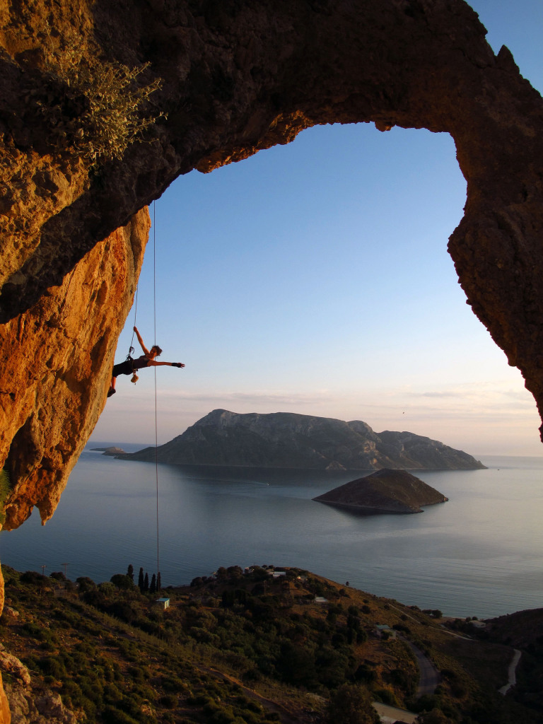 Escalada en la isla de Kalimnos