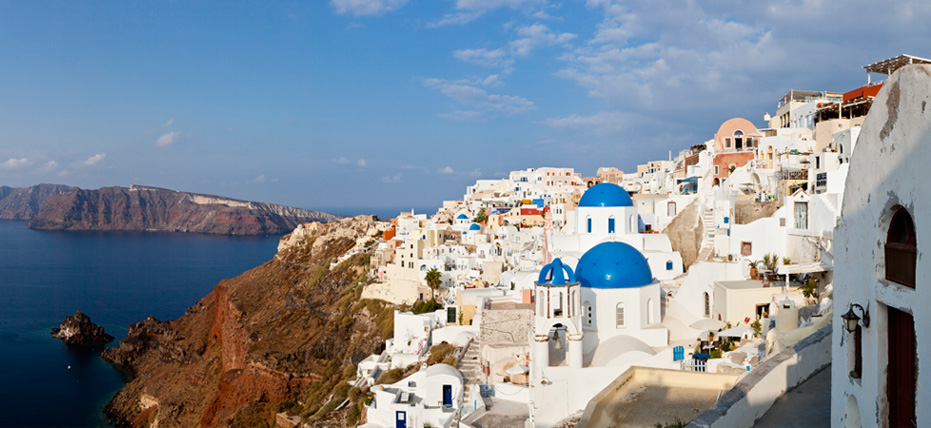 Panorámica de Santorini