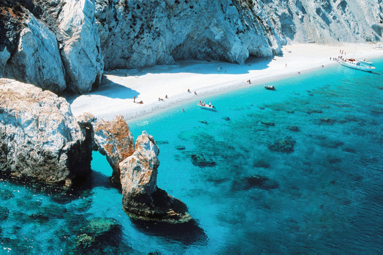 Playa de Lalaria en Skiathos